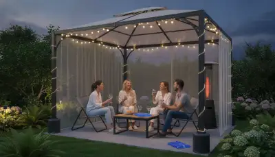 Seitenwand-Pavillon: Schutz und Stil im Garten
