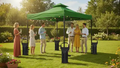 Sicherer Stand: Pavillon Füllsäcke richtig nutzen