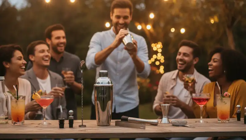 Cocktail Shaker Set: Die Bar für Zuhause