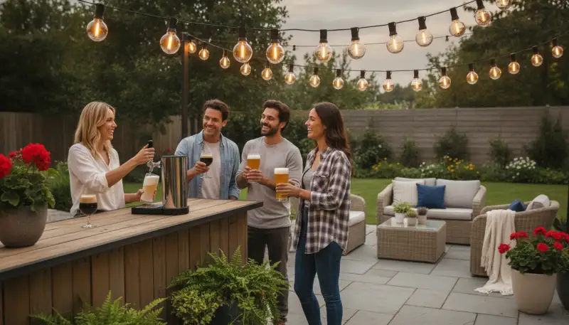Perfekter Genuss: Mobile Bierzapfanlagen für den Garten